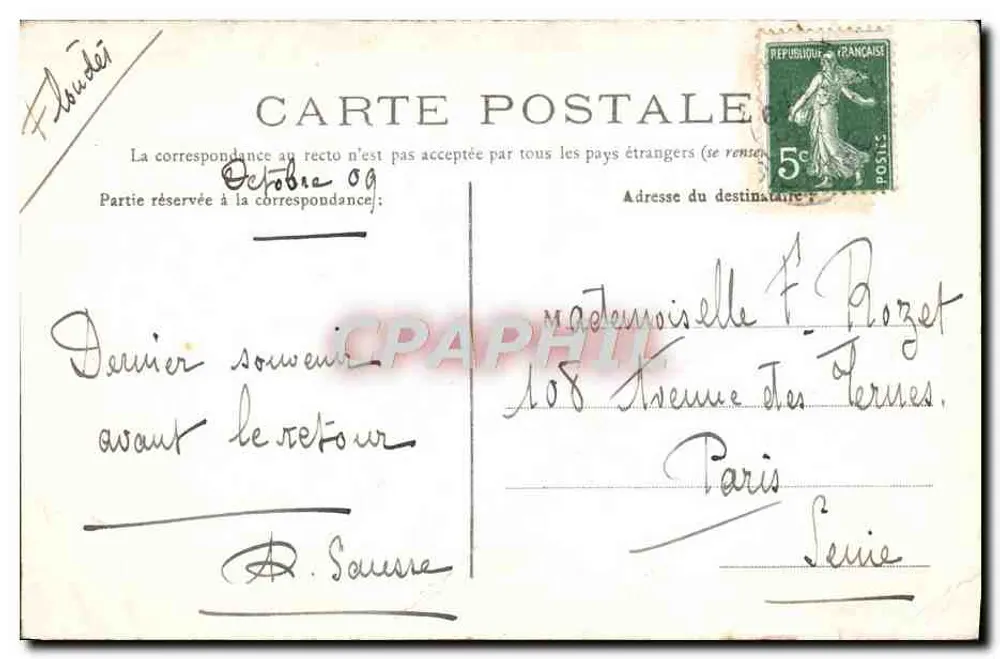 La Réole — Das Haus des Präsidenten des Parlaments — Vigouroux, Verlag - Rückseite