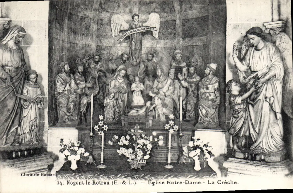Nogent-le-Rotrou — Kirche Notre-Dame — Die Krippe - Vorderseite