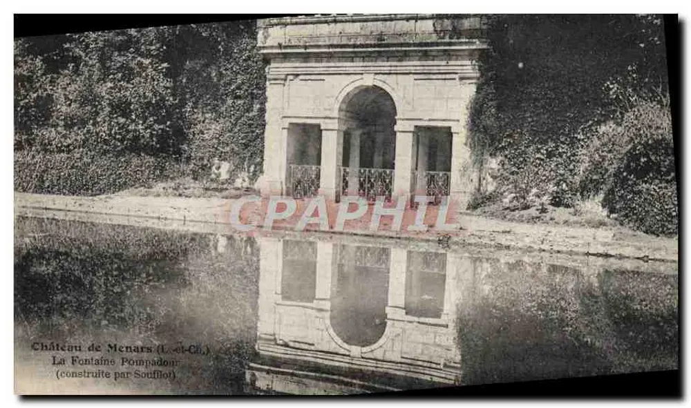 Château de Menars (Loir-et-Cher) — La Fontaine Pompadour (construite par Soufflot) - Vorderseite