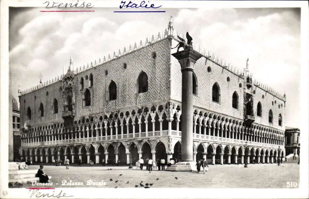 Veneza - Palazzo Ducale — editor Vera Fotografia, número de série 510 - Frente