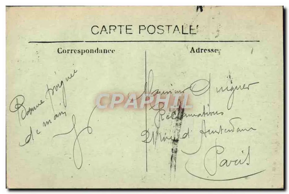 PAU — Der Boulevard des Pyrénées — Das Hotel Gassion — C.C. - 123 - Rückseite