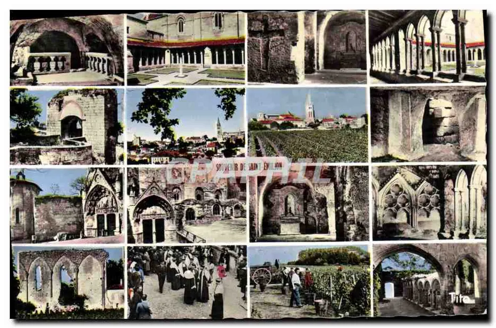 Saint-Émilion — Principais pontos de vista — M. Berjaud, Saint-Émilion - Frente
