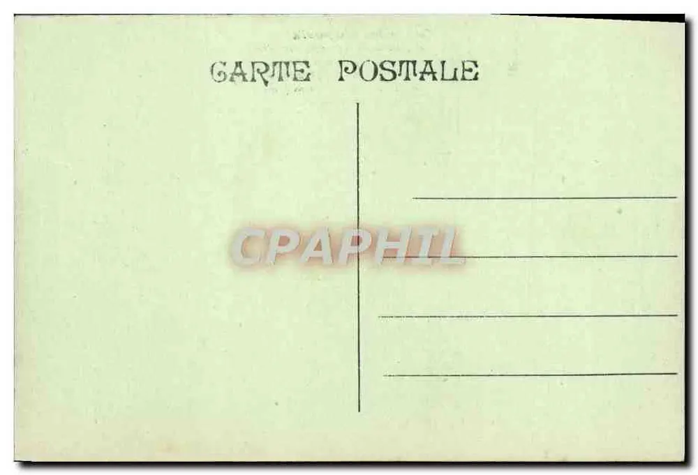 Marseille — Ponte suspensa com sardinha gigante — editor desconhecido - Verso