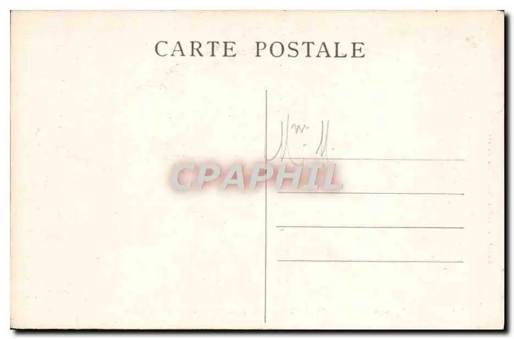Schloss CONTENSON — Aussicht vom Gipfel des Calvaire — Edition E. Jousse, Noirtable (Loire) - Rückseite