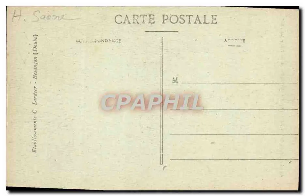 LUXEUIL-les-BAINS — Die Turm — Verleger: Etablissements C. Lardier, Besançon - Rückseite