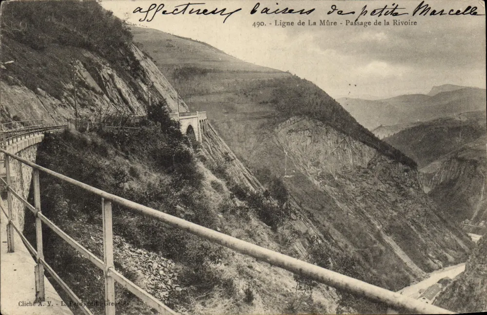 Passage der Petite Marcelle — Linie von La Mûre — Verlag A.V. (La Pons, Loire) - Vorderseite