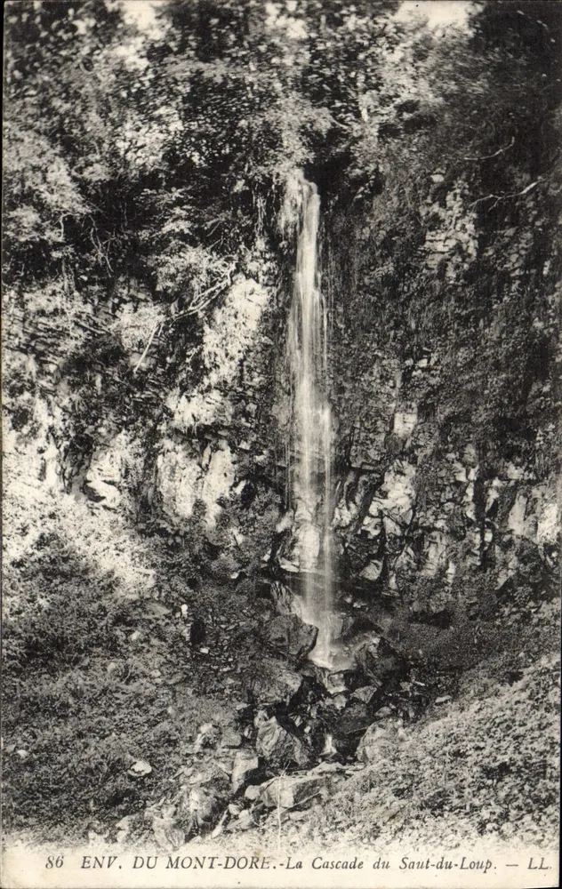 Ambiente do Mont-Dore — A Cascata do Saut-du-Loup — LL, n°86 - Frente
