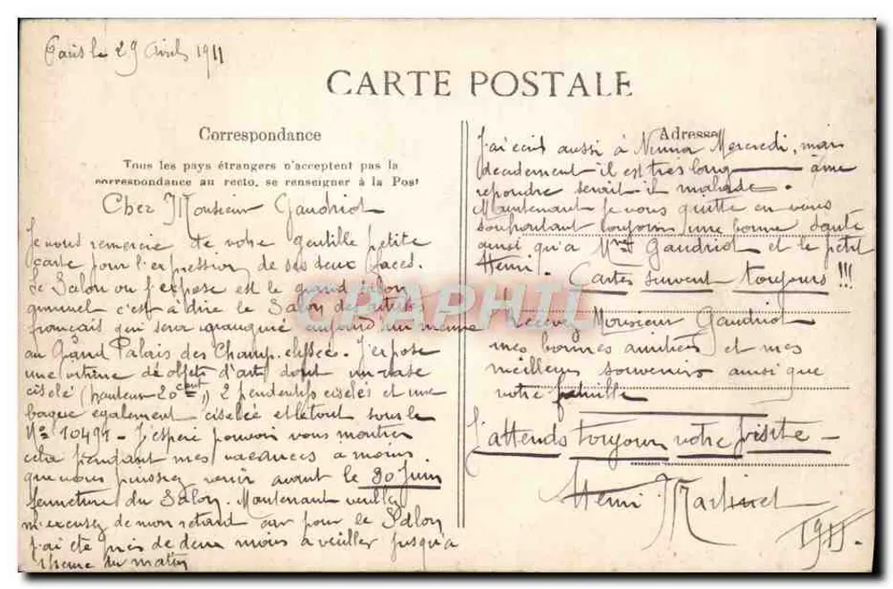Duas estátuas vestidas — obra de Rivière — editor Rivière - Verso