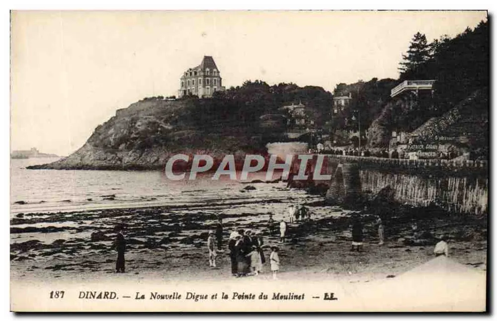 Dinard — Die Neue Digue und die Pointe du Moulinet — L.E. - Vorderseite
