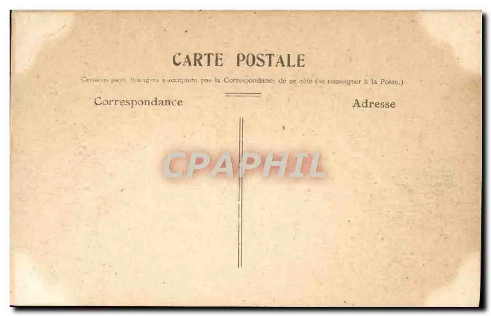 Angers — Praça do Ralliement. A Poste. — A.C.6. Exposição. - Verso