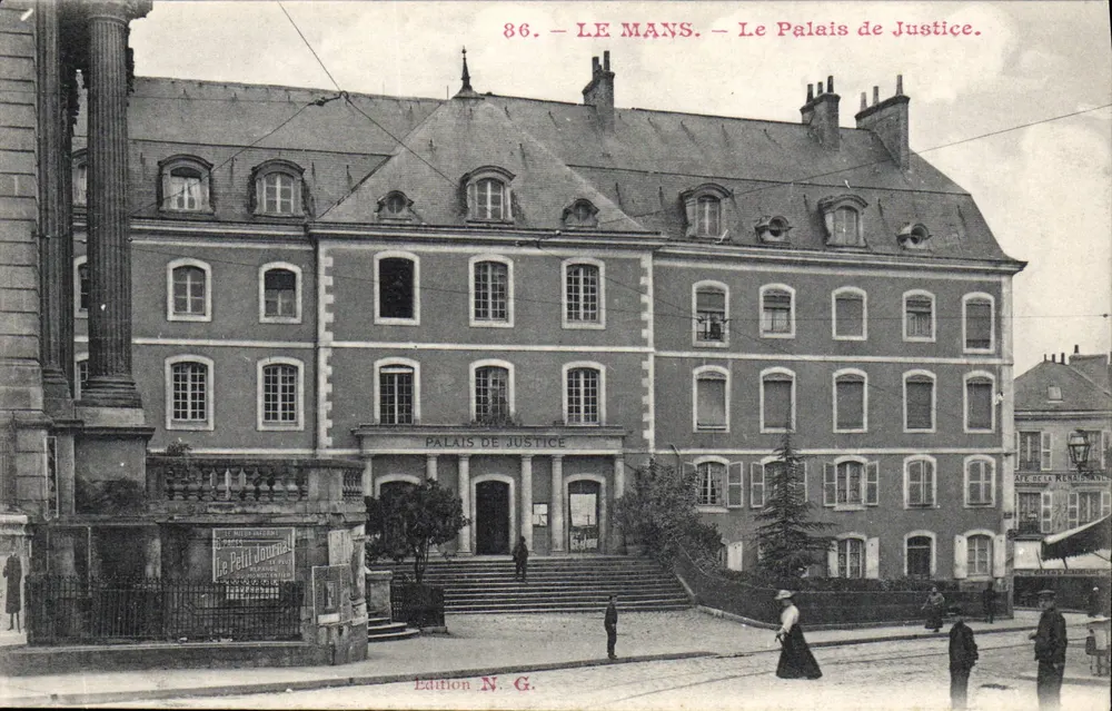 Le Mans — O Palácio de Justiça — Edição N. G. - Frente