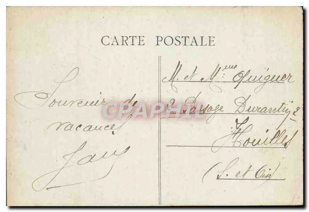Auxerre — Igreja de São Pedro — Fot Combier Macon - Verso