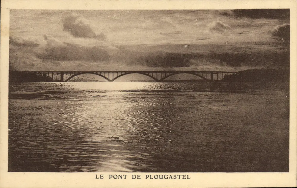 O Ponte de Plougaastel — obra de arte em concreto armado — Edição Simon Sigmund, Brest - Frente