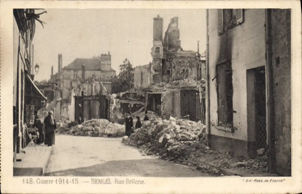 Senlis — Rue Bellone — Ed. Pays de France, n° 148 - Frente