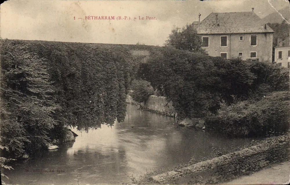 Bétharram (B.P.) — O Ponte — S. Vaudichon, Ed. 1906 - Frente