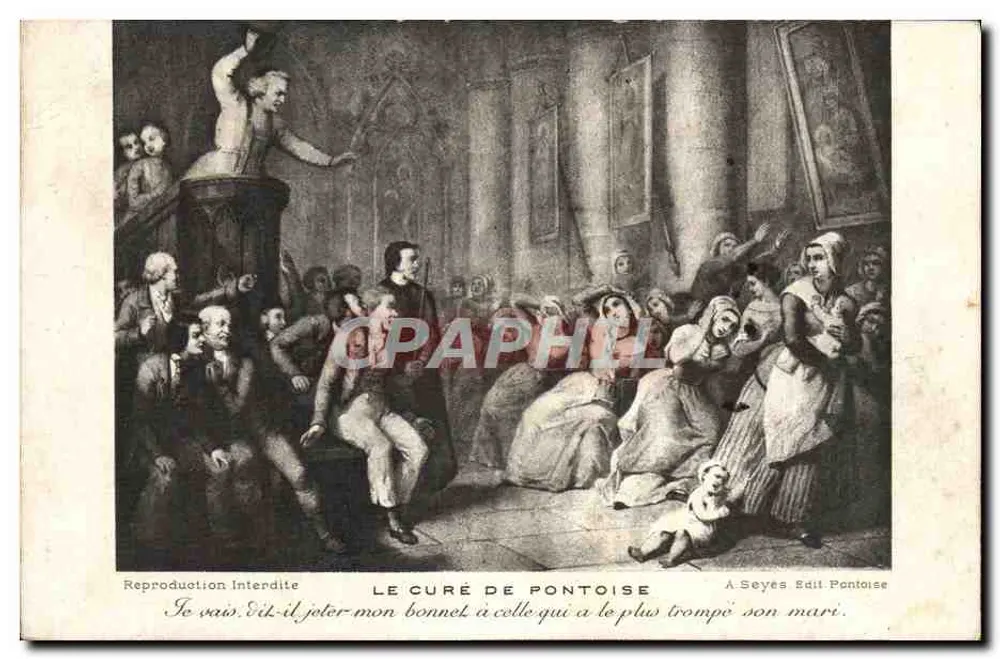 Duch Paryskiego — A. Seyes Edit Pontoise, numer serii nie widoczny - Awers