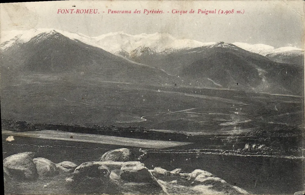 Font-Romeu - Panorama de las Pirineos - Cirque de Puignal (2.908 m.) - Anverso