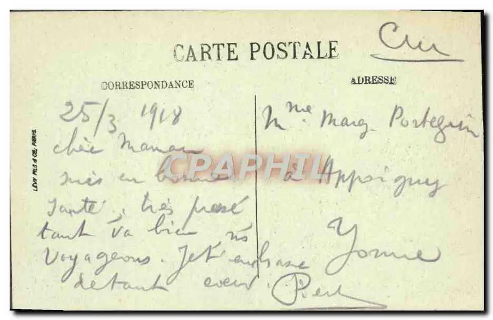 Château-Thierry — La Marne — Ehrhard, fot. Château-Thierry Visé Paris 2480 - Verso