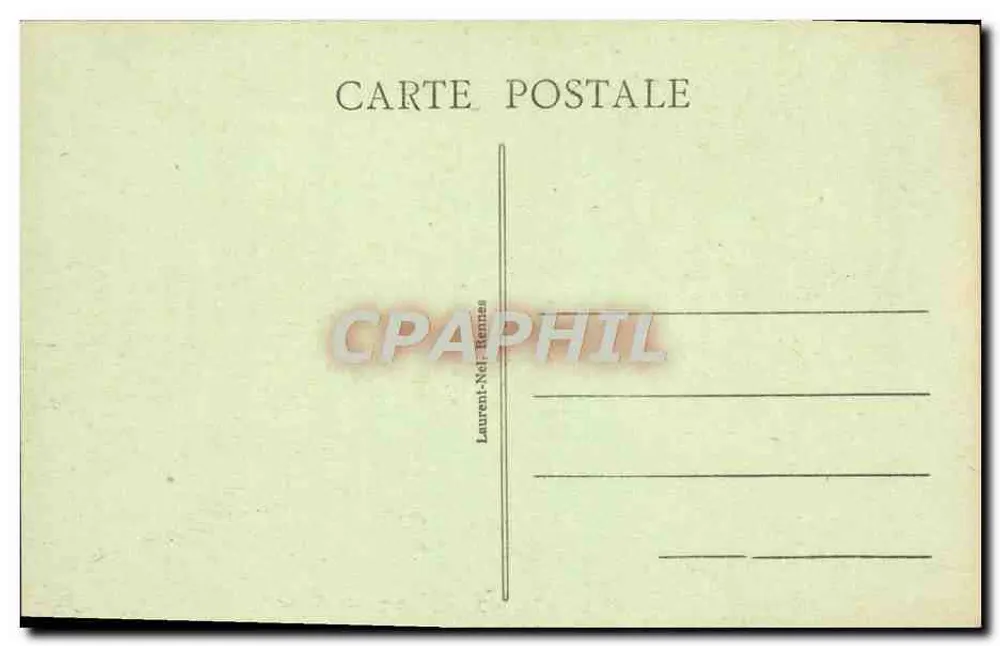 Cancale - Pointe du Grouin — widok wybrzeża skalistego — wydawca Laurent-Nel-Benines, n° 2870 - Rewers