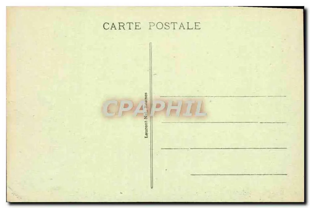 Costa de Esmeralda — A Ponta do Grovin — CANCALE — 1912 - Verso