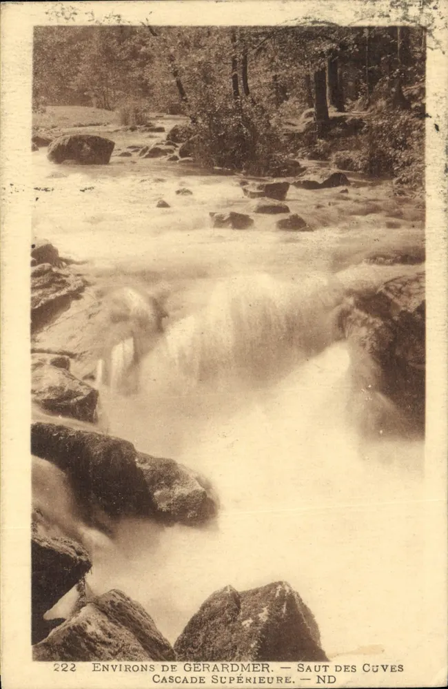 Umgebung von Gérardmer — Obere Wasserfall — Saut des Cûves — ND - Vorderseite