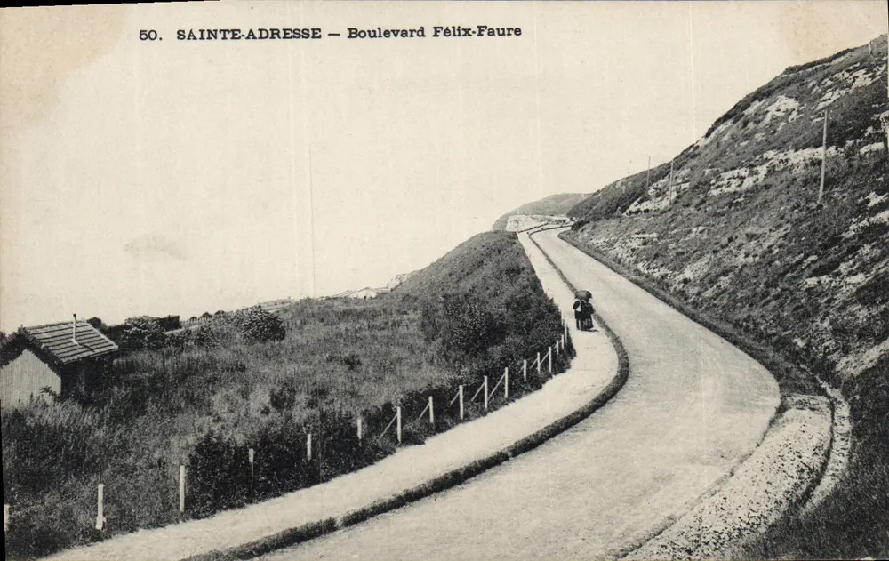 Sainte-Adresse — Boulevard Félix-Faure — editor desconhecido, n° 50 - Frente