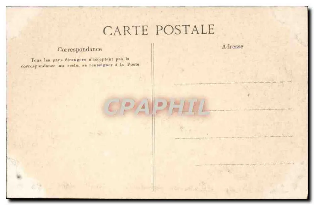 Le Havre — Effekt der Wellen an der neuen Mole — E.L.D. n°152 - Rückseite