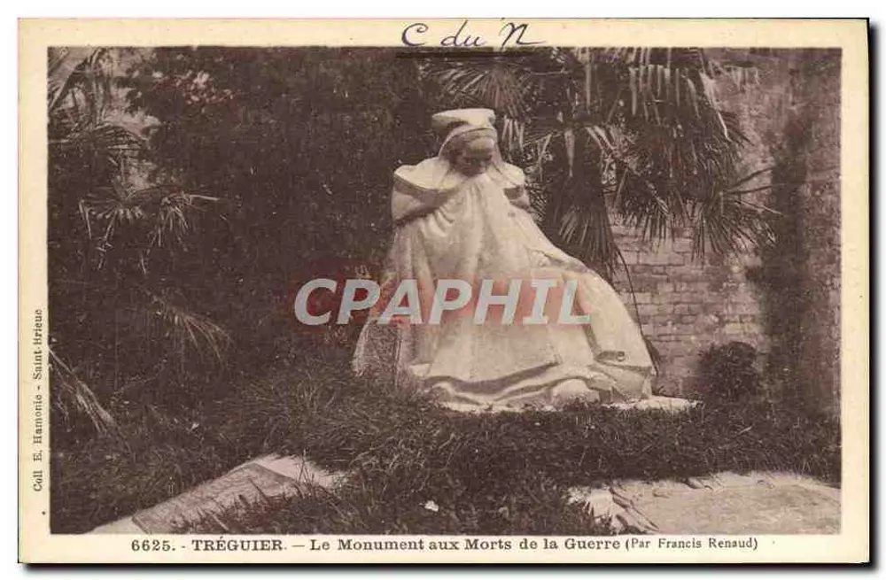 Tréguiier — Der Kriegsdenkmal (von Francis Renaud) - Vorderseite
