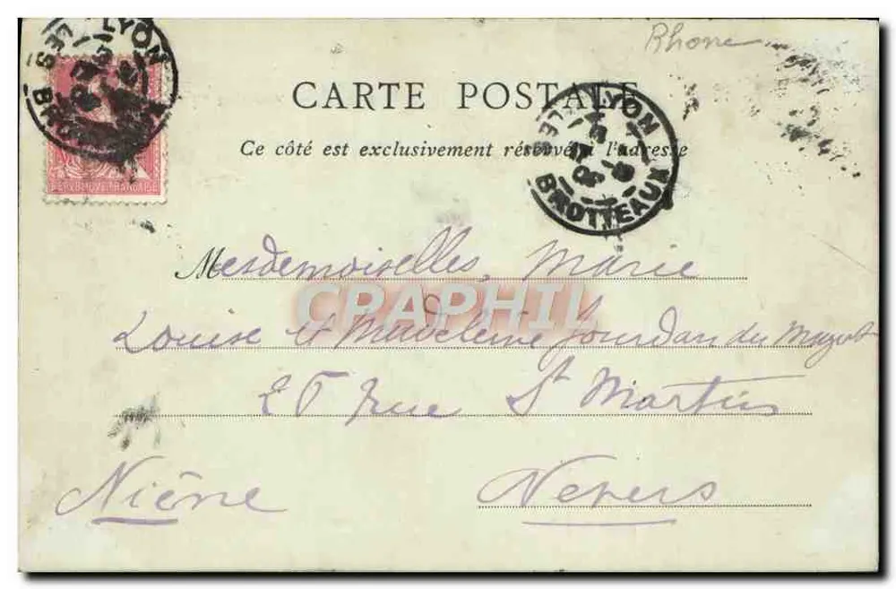 LYON — A Prefeitura — ND Pbot - Verso
