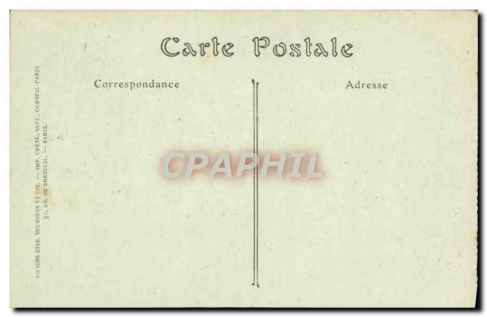 Niort — O Hotel de Ville — JND Fot. n°75 - Verso