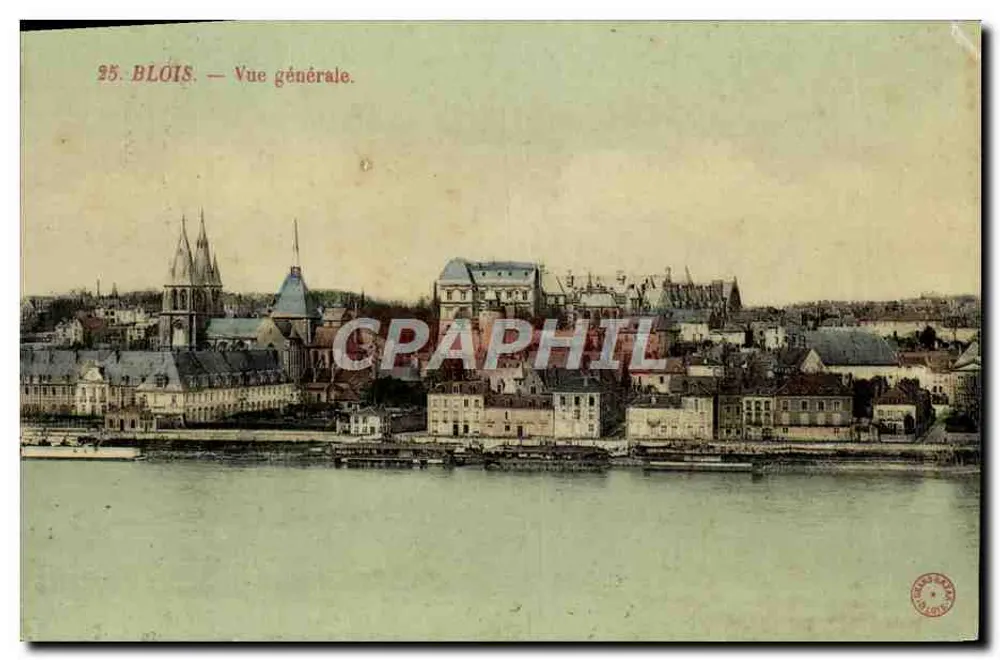 Blois — Vista geral — editor não identificado, n° de série 25 - Frente