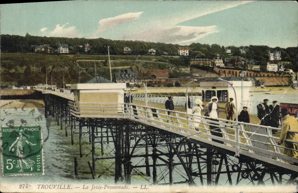 TROUVILLE — La Jetée-Promenade — LL. n° 274 - Frente