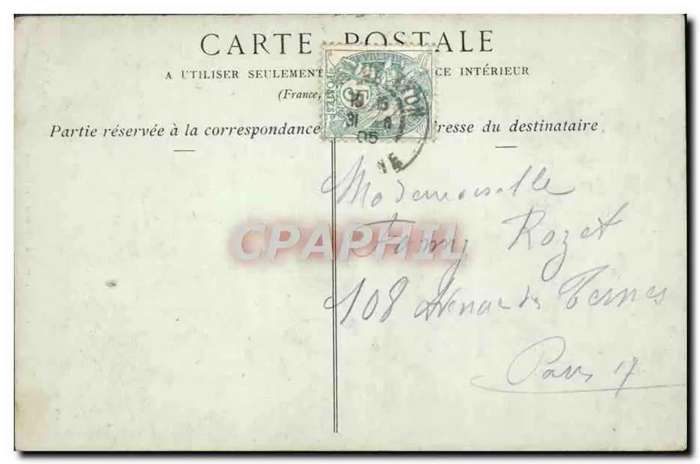 LYON — A Casa de Henri IV — Coleções ND Phot - Verso