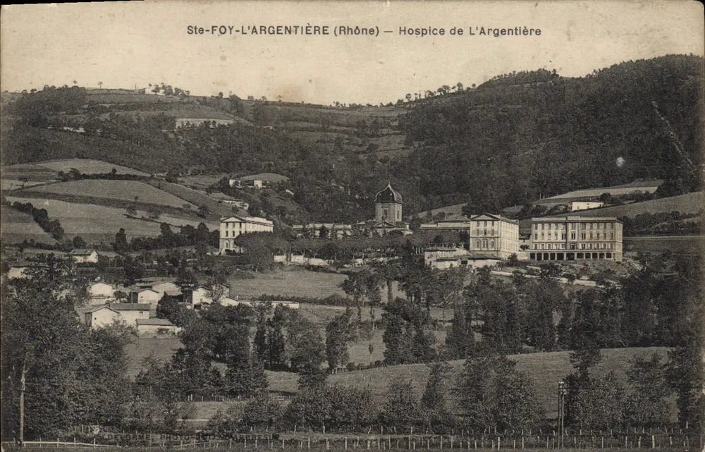 Ste-FOY-L'ARGENTIÈRE (Rhône) — Hospice de L'Argentière - Vorderseite