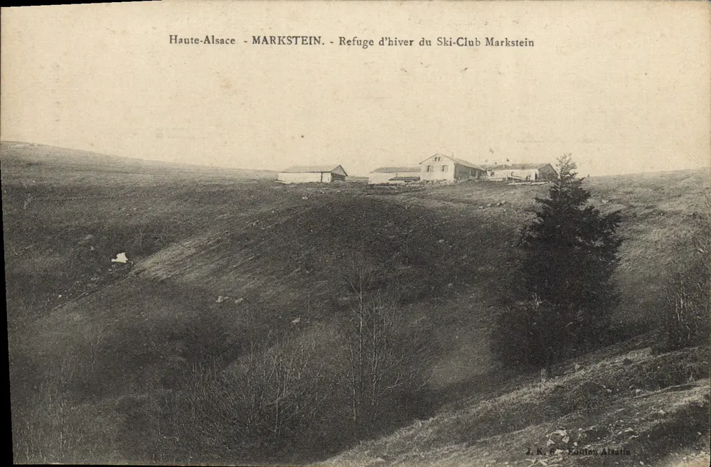 Alta Alsácia - MARKSTEIN - Refúgio de inverno do Clube de Esqui Markstein - Edição Altalin - Frente