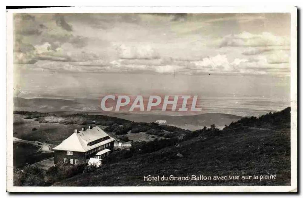 Hôtel du Grand Ballon mit Blick auf die Ebene — Verleger: Hôtel du Grand Ballon, Nr. 138 - Vorderseite