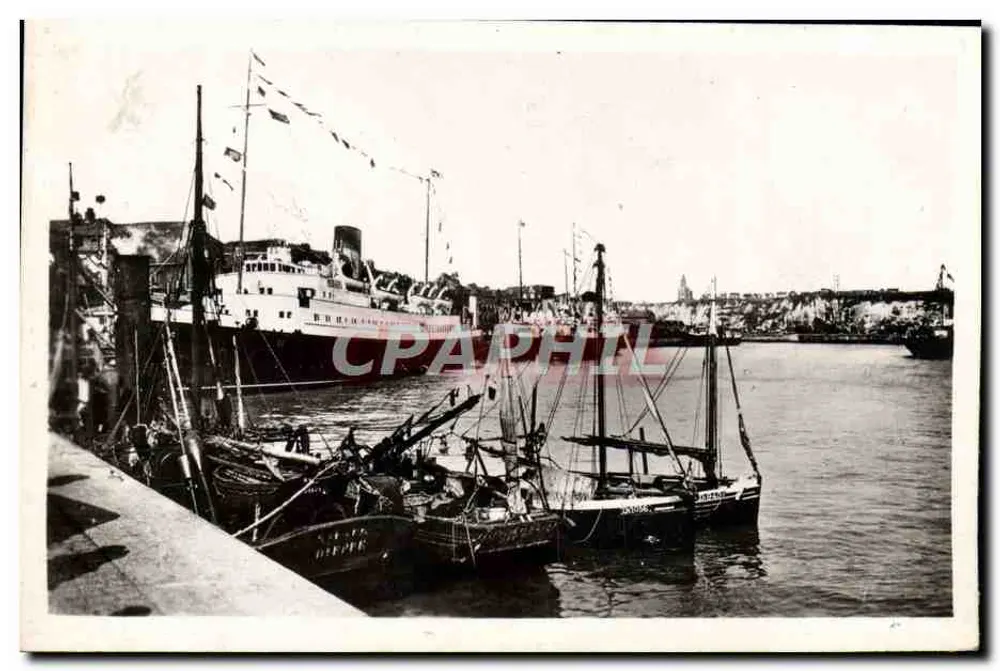 Dieppe — O Porto — Os Paquebots — G. Reant, Editor - Frente
