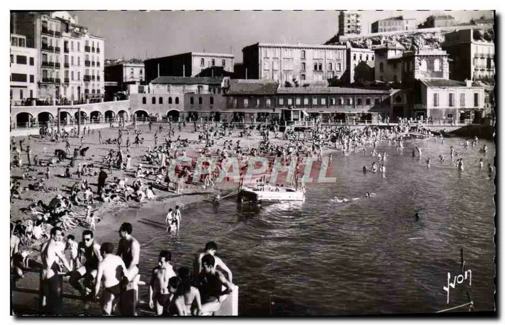 Praia dos Catalães — Marselha (Bouches-du-Rhône) — Éditions d'Art Martel, Paris - Frente