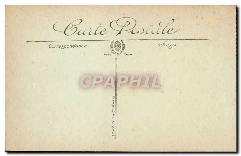 Grasse — Ansicht durch die Palmen des Grand Hotels — LL. n°50 - Rückseite