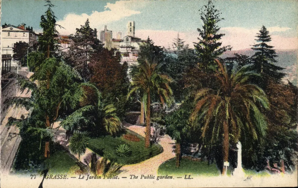 Grasse — O Jardim Público — LL. — 77 - Frente
