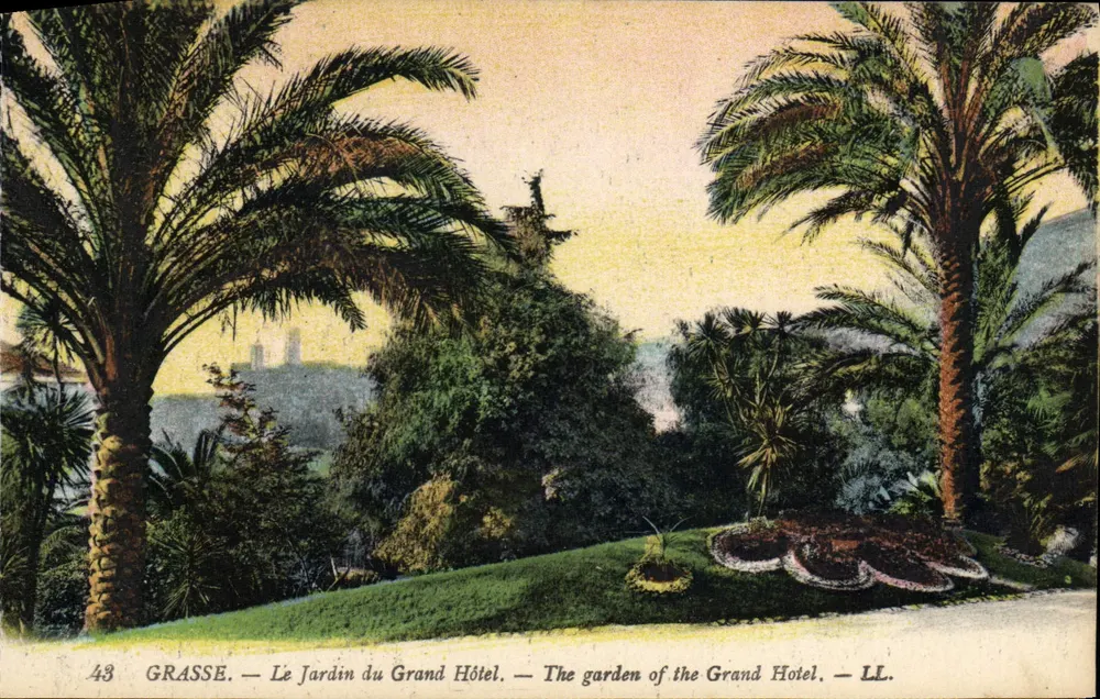Grasse — Ansicht des Gartens des Grand Hôtel — LL. — n°43 - Vorderseite