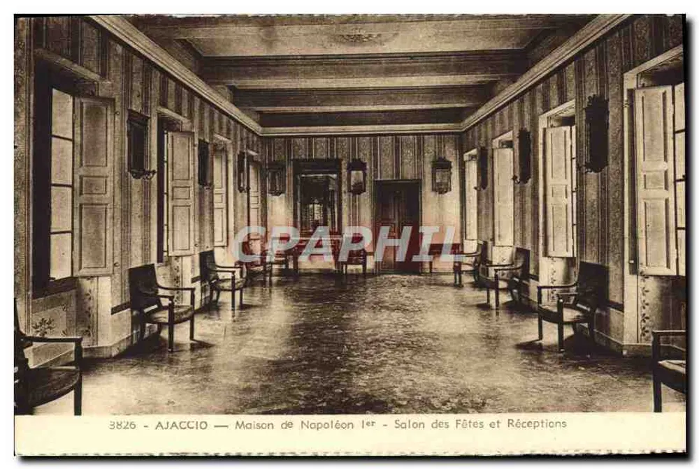 Ajaccio — Haus Napoleons I. — Ballsaal und Empfangssaal - Vorderseite