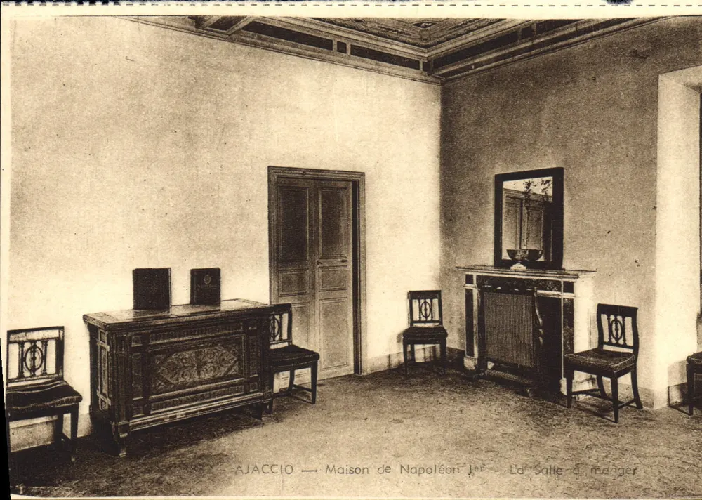 Ajaccio — Haus von Napoleon I — Das Esszimmer - Vorderseite