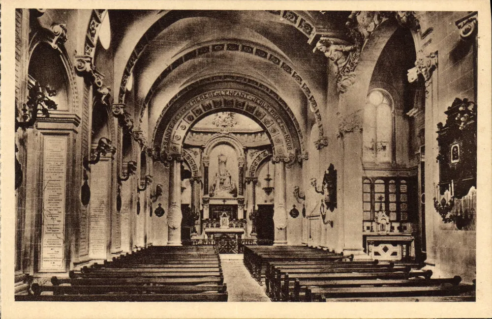 Innenraum der Kapelle der Karthäuserinnen von Lisieux — Nr. 40 - Vorderseite