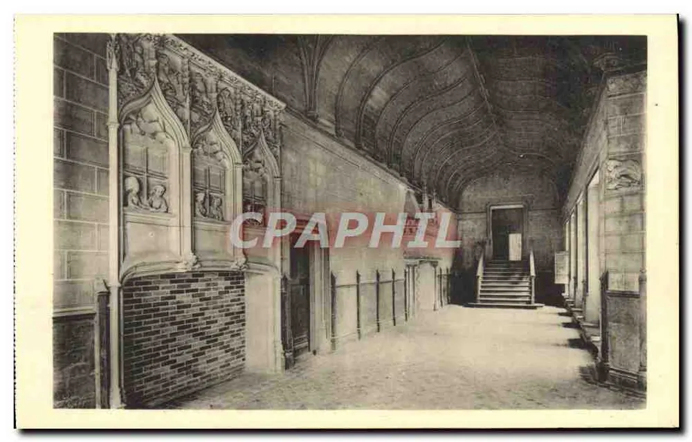 Bourges — Palast von Jacques Cœur — Galerie des ersten Stocks - Vorderseite