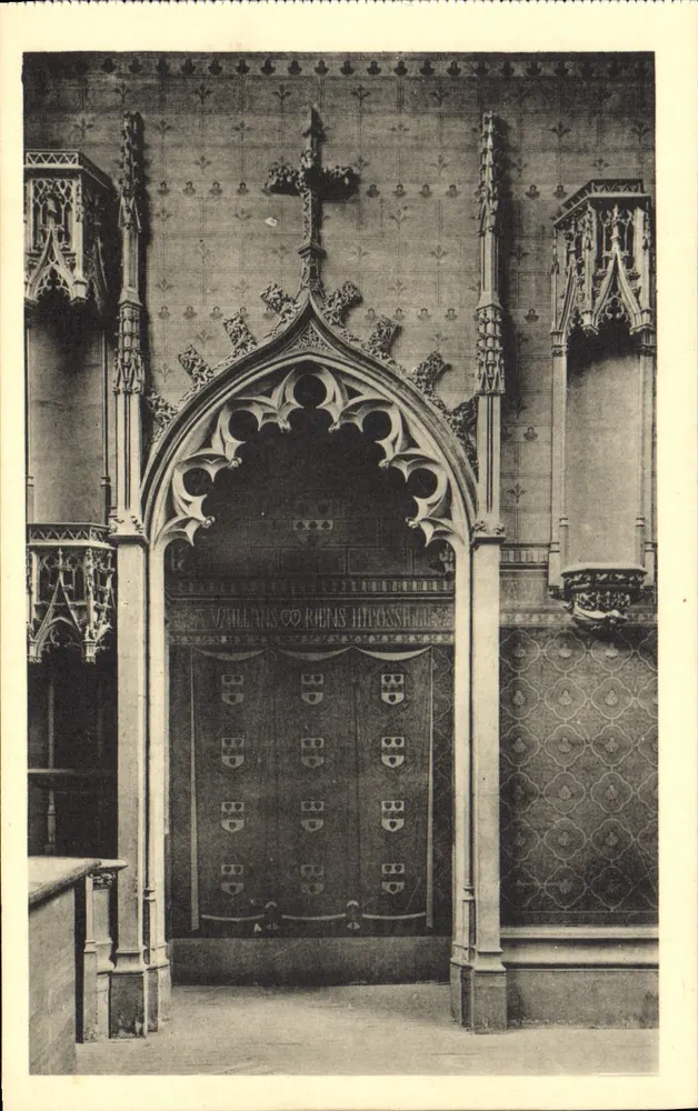 Bourges — Palast von Jacques Cœur — Die Kapelle — Oratorium von Jacques Cœur - Vorderseite