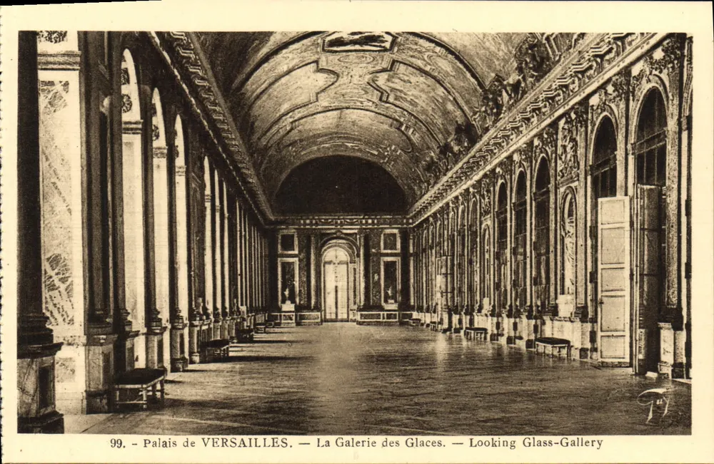 Palast von VERSAILLES — Die Galerie der Spiegel — Spiegel-Galerie — n°99 - Vorderseite
