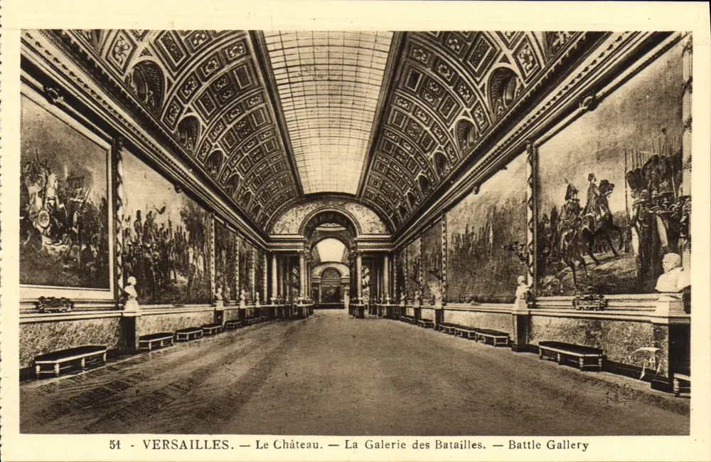 Versailles — Das Schloss — Die Schlachtgalerie — n°51 - Vorderseite