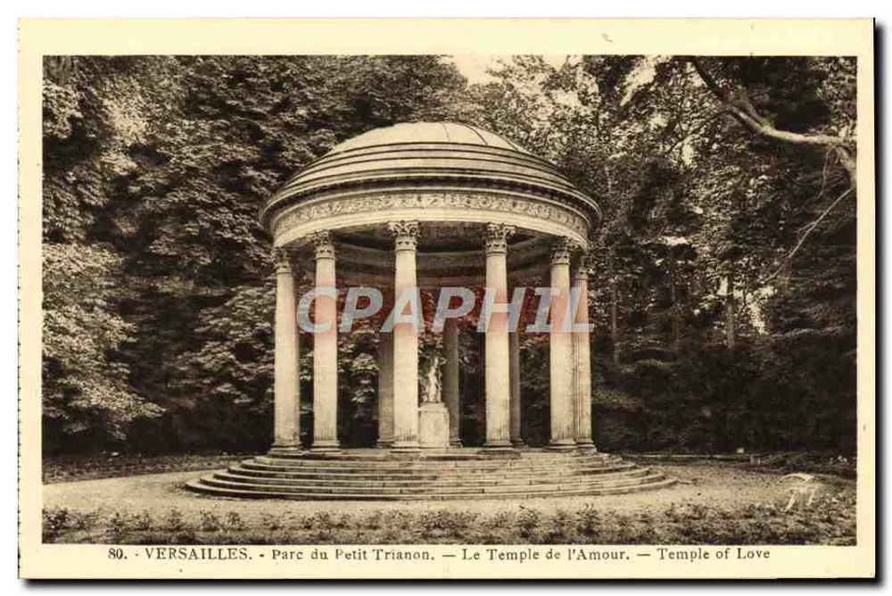 Versailles - Park des Petit Trianon - Tempel der Liebe — Tempel der Liebe - Vorderseite