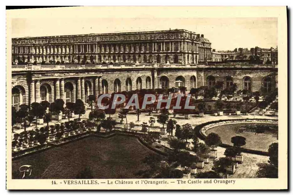 Versailles — O Castelo e a Orangerie — Museus Nacionais da França - Frente